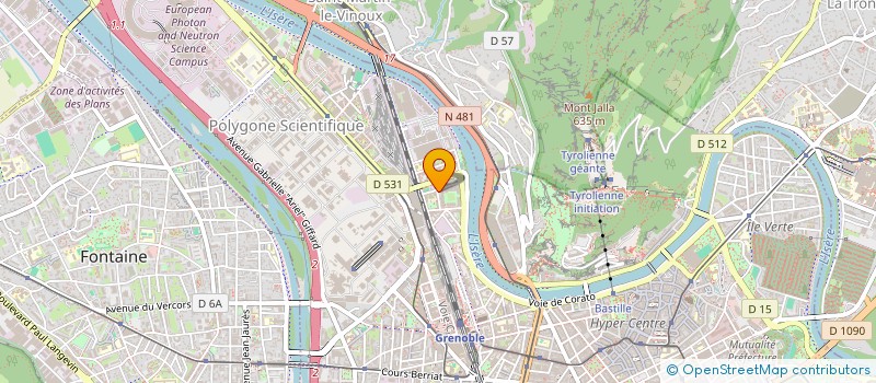 localisation de l'entreprise MONSIEUR ABDENOUR SASSI  GRENOBLE