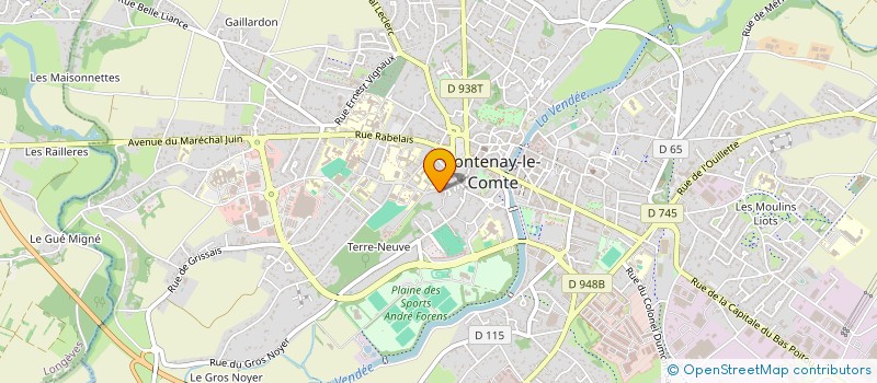 localisation de l'entreprise MONSIEUR ABDENOUR SLIMANI à FONTENAY-LE-COMTE