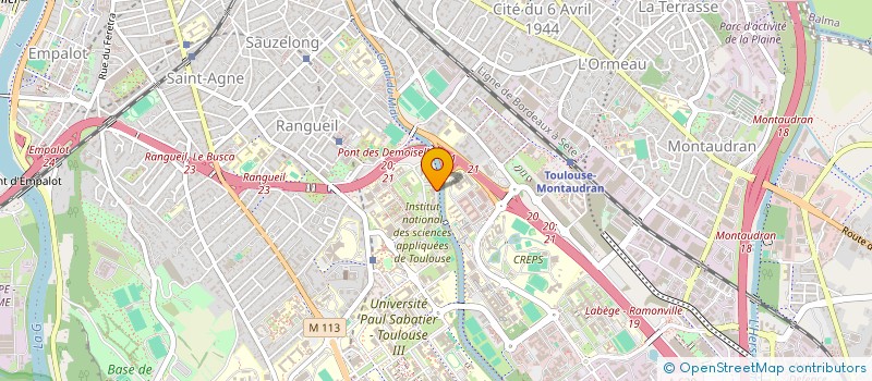 localisation de l'entreprise MONSIEUR ABDENOUR TOUATI à TOULOUSE