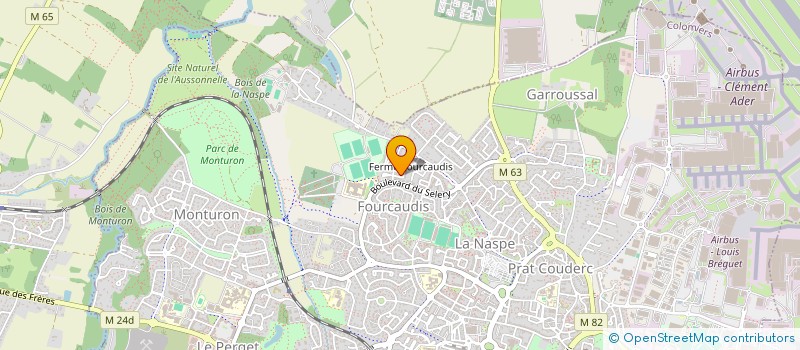 localisation de l'entreprise MONSIEUR ABDERAFIK TEYAR à COLOMIERS