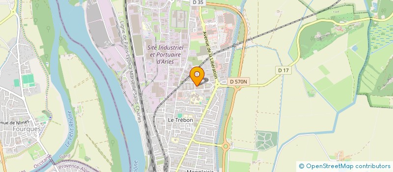 localisation de l'entreprise MONSIEUR ABDERAHIM EL KAOUNE  ARLES