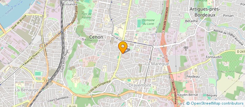 localisation de l'entreprise MONSIEUR ABDERAHIM EL MNAOUR  CENON