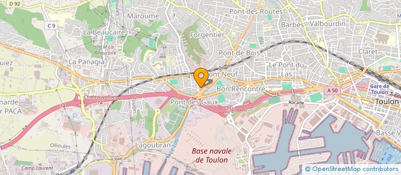 localisation de l'entreprise MONSIEUR ABDERAHIM HABBANI à TOULON