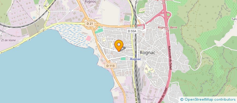 localisation de l'entreprise MONSIEUR ABDERAHIM LAMARI  ROGNAC