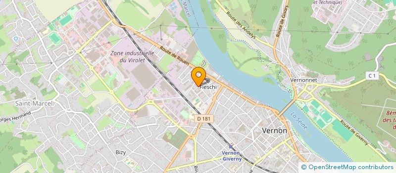 localisation de l'entreprise MONSIEUR ABDERAHIM MILOUD HOCINE  VERNON