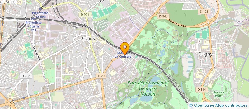 localisation de l'entreprise MONSIEUR ABDERAHIM SAKMECHE à STAINS