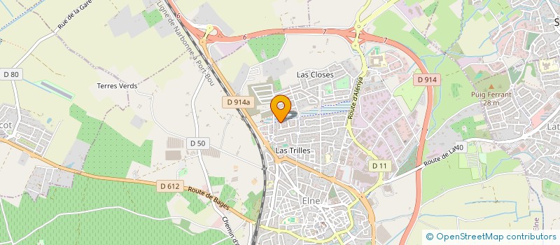 localisation de l'entreprise MONSIEUR ABDERAHMAN BENFODDA  ELNE