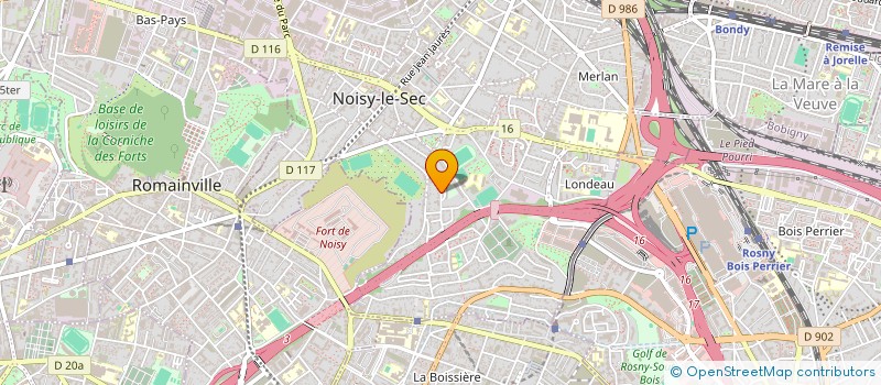 localisation de l'entreprise MONSIEUR ABDERAHMANE BAHI à NOISY-LE-SEC
