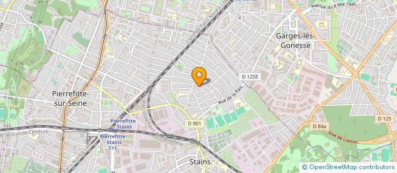 localisation de l'entreprise MONSIEUR ABDERAHMANE BAIBOU à STAINS