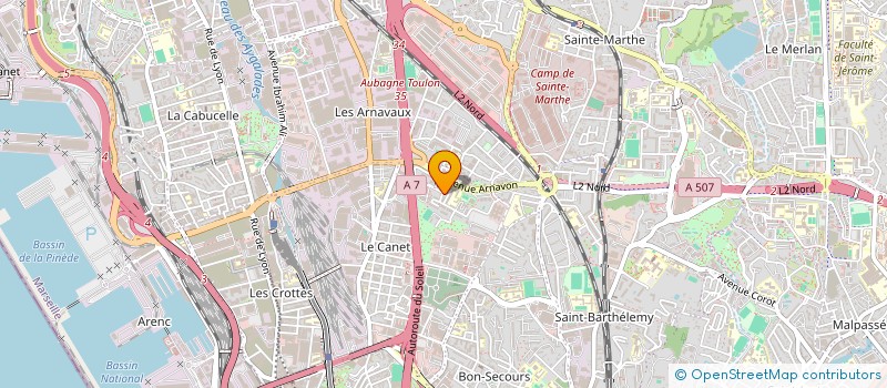 localisation de l'entreprise MONSIEUR ABDERAHMANE BOUADEL à MARSEILLE