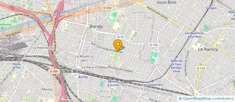 localisation de l'entreprise MONSIEUR ABDERAHMANE FARHAT  BONDY