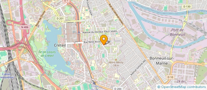 localisation de l'entreprise MONSIEUR ABDERAHMANE HADEF  CRETEIL