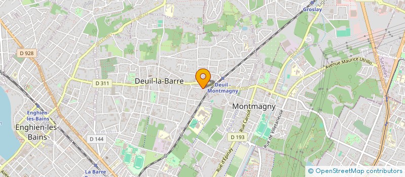 localisation de l'entreprise MONSIEUR ABDERAHMANE OUAHCHI  DEUIL-LA-BARRE