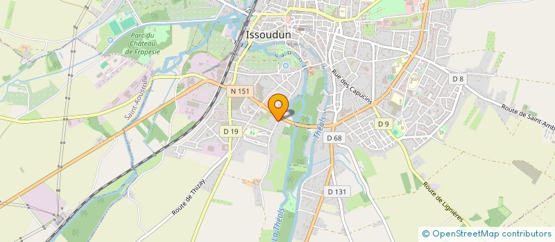 localisation de l'entreprise MONSIEUR ABDERAHMANE RASMOUKI à ISSOUDUN