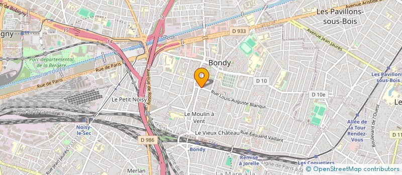 localisation de l'entreprise MONSIEUR ABDERAHMANE SEBIANE à BONDY