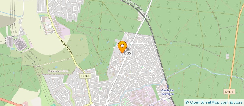 localisation de l'entreprise MONSIEUR ABDERAHMANE ZERRARI  OZOIR-LA-FERRIERE