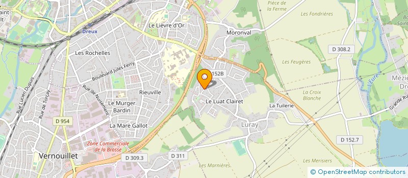 localisation de l'entreprise MONSIEUR ABDERAMANE HASSANE à LURAY