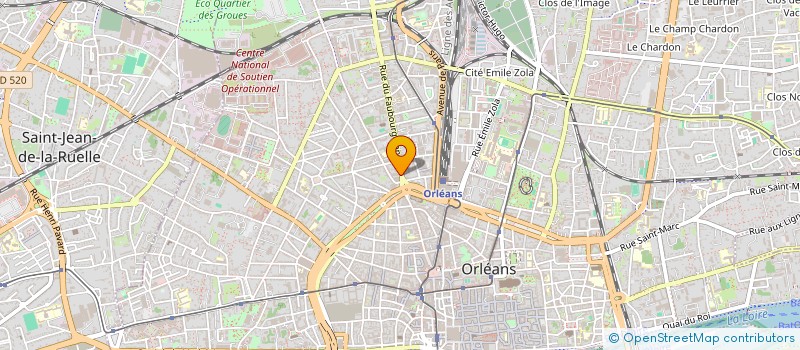 localisation de l'entreprise MONSIEUR ABDERAOUF BENKAOUHA  ORLEANS