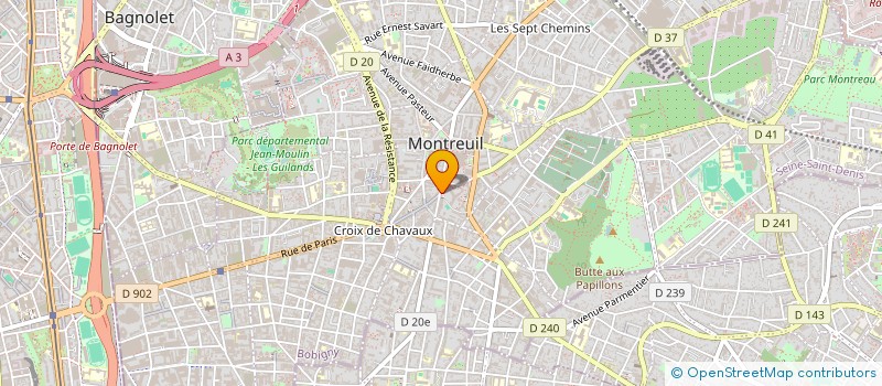 localisation de l'entreprise MONSIEUR ABDERAOUF FERKOUL à MONTREUIL