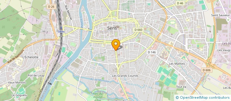 localisation de l'entreprise MONSIEUR ABDERAOUF GOUBI  SENS