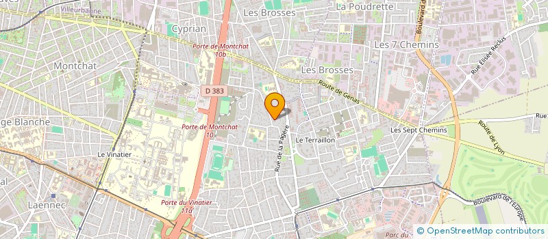 localisation de l'entreprise MONSIEUR ABDERAOUF KARAR  BRON