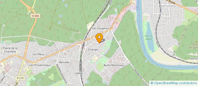 localisation de l'entreprise MONSIEUR ABDERAOUF MEGHARZI  FONTAINEBLEAU