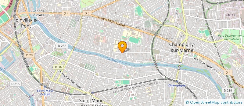 localisation de l'entreprise MONSIEUR ABDERAOUF MERROCUHE  CHAMPIGNY-SUR-MARNE