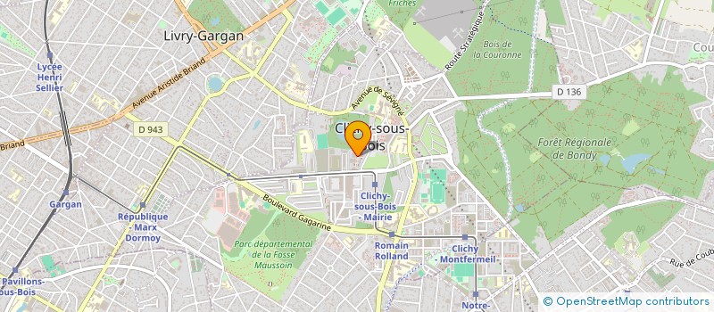 localisation de l'entreprise MONSIEUR ABDERAOUF MOUSSA à CLICHY-SOUS-BOIS