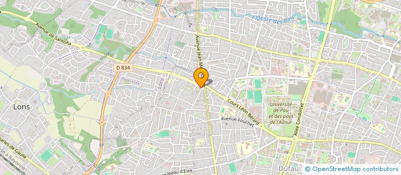 localisation de l'entreprise MONSIEUR ABDERAOUF YETTO à BILLERE
