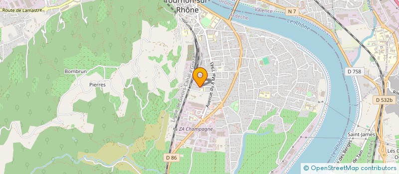 localisation de l'entreprise MONSIEUR ABDERAZAK BOUAYACH à TOURNON-SUR-RHONE