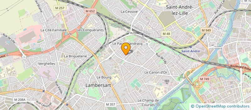 localisation de l'entreprise MONSIEUR ABDERAZAK BOUTMIR à LAMBERSART
