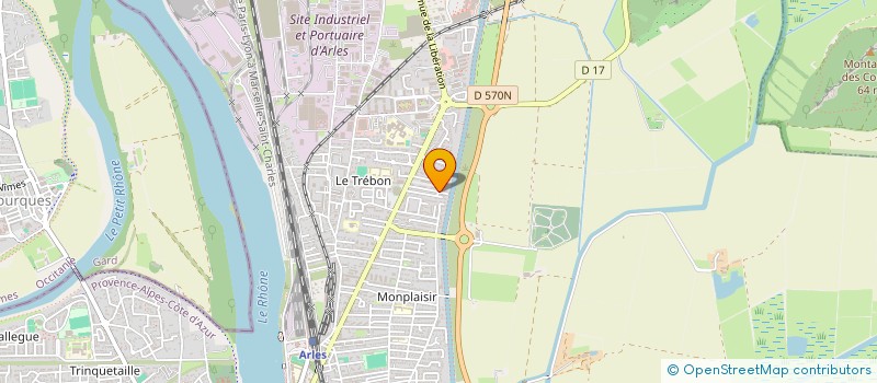 localisation de l'entreprise MONSIEUR ABDERAZAK HAMOUI  ARLES