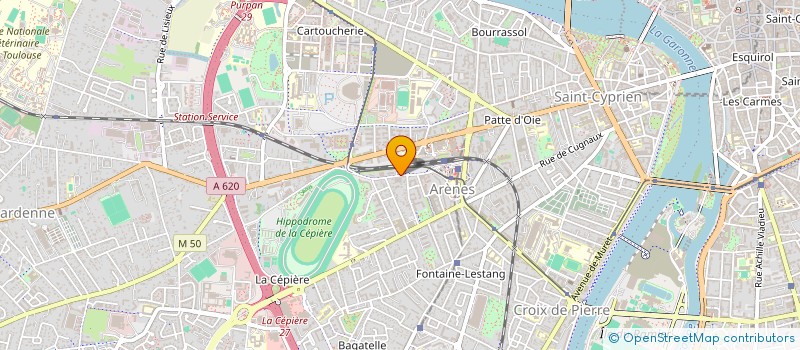localisation de l'entreprise MONSIEUR ABDERAZAK MATTI à TOULOUSE