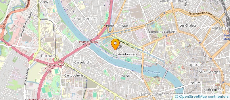 localisation de l'entreprise MONSIEUR ABDEREZAK BENHAMMA à TOULOUSE