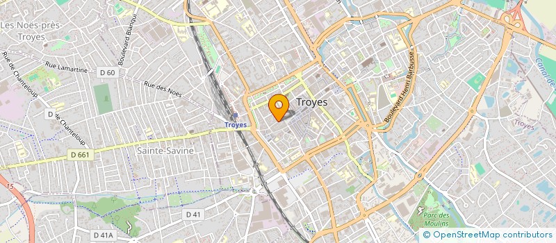localisation de l'entreprise MONSIEUR ABDEREZAK BENHAMOUCHE à TROYES