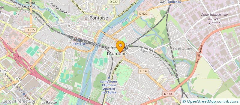 localisation de l'entreprise MONSIEUR ABDEREZAK BOUKHETAIA à SAINT-OUEN-L'AUMONE