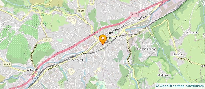 localisation de l'entreprise MONSIEUR ABDEREZAK HADJI  RIVE-DE-GIER