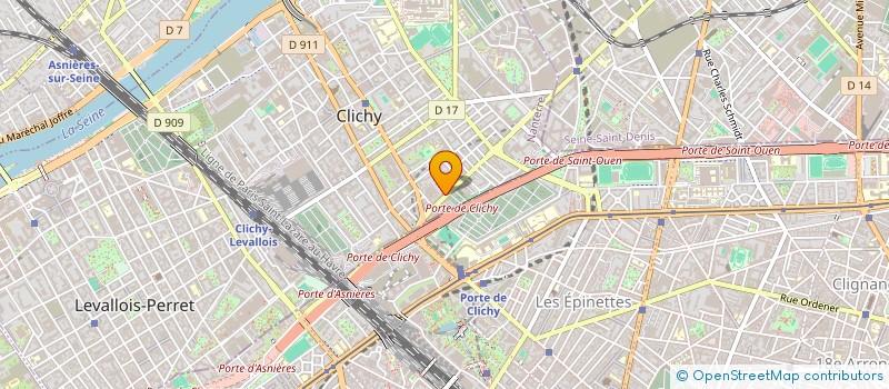 localisation de l'entreprise MONSIEUR ABDEREZAK HAMMOUTENE à CLICHY