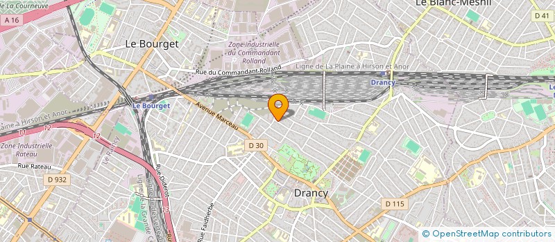 localisation de l'entreprise MONSIEUR ABDEREZAK MAOUCHE à DRANCY