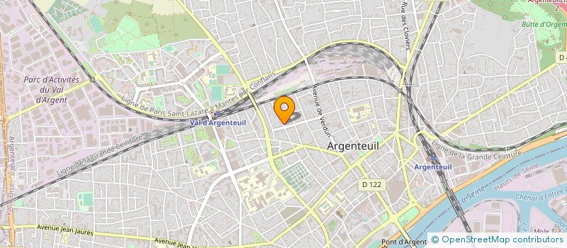 localisation de l'entreprise MONSIEUR ABDERLRHANI AJDIR  ARGENTEUIL