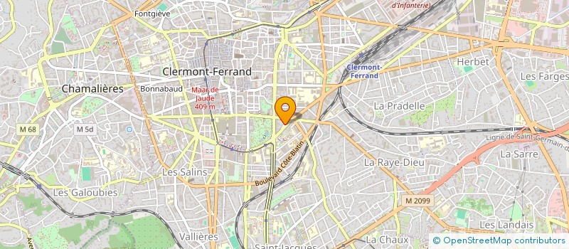 localisation de l'entreprise MONSIEUR ABDERRAAHMEN NACEUR  CLERMONT-FERRAND