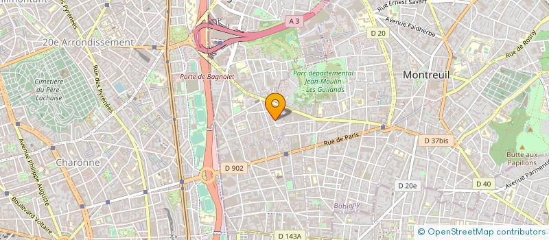 localisation de l'entreprise MONSIEUR ABDERRAFI SAKOUT à BAGNOLET