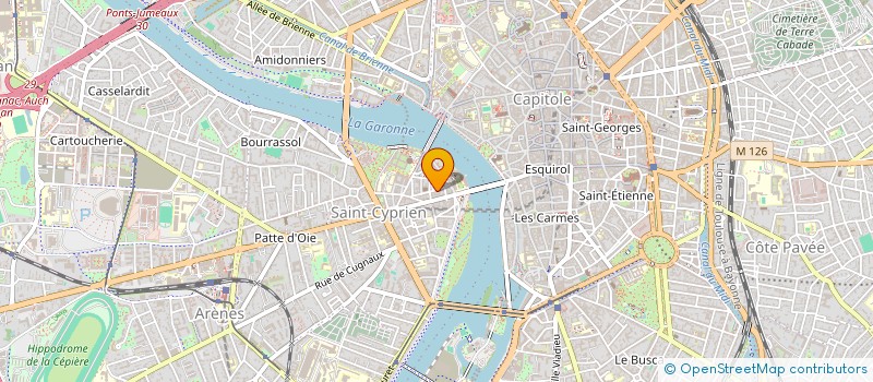 localisation de l'entreprise MONSIEUR ABDERRAFIA ELIBRAHIMI  TOULOUSE