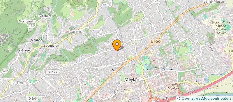 localisation de l'entreprise MONSIEUR ABDERRAFIK BENABID  MEYLAN