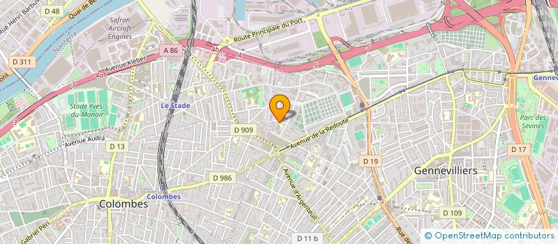 localisation de l'entreprise MONSIEUR ABDERRAHANE RITANI  ASNIERES-SUR-SEINE