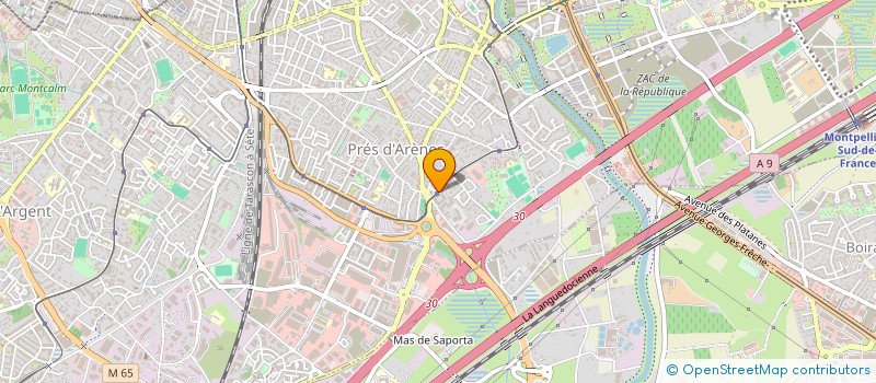localisation de l'entreprise MONSIEUR ABDERRAHIM ABARKI à MONTPELLIER