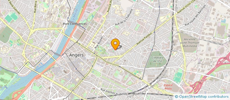 localisation de l'entreprise MONSIEUR ABDERRAHIM ACHBANI  ANGERS