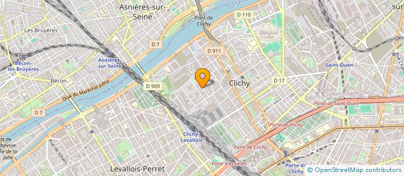 localisation de l'entreprise MONSIEUR ABDERRAHIM ADEHRI à CLICHY