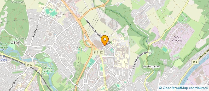 localisation de l'entreprise MONSIEUR ABDERRAHIM ADNANE  PONTOISE