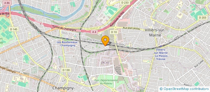 localisation de l'entreprise MONSIEUR ABDERRAHIM AGOUNOUN à CHAMPIGNY-SUR-MARNE